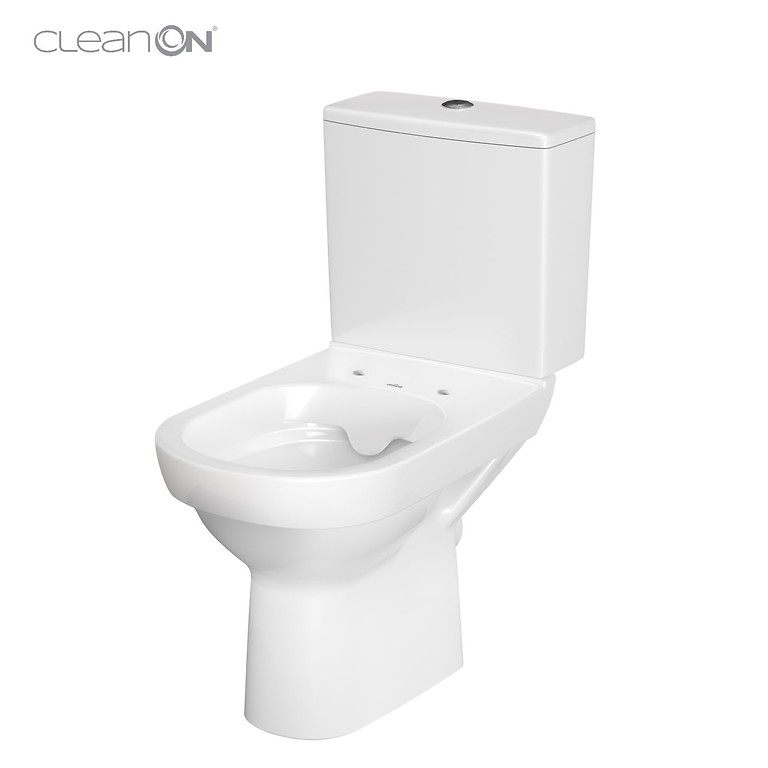 SET 601 WC COMPACT CITY NEW CLEANON 010, 3/5L, CAPAC WC DUROPLAST CU INCHIDERE LENTA SI DEMONTARE RAPIDA